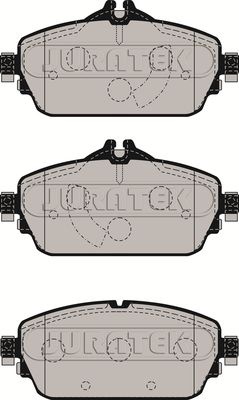 JCP8139 JURATEK Комплект тормозных колодок, дисковый тормоз