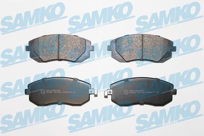 5SP1363 SAMKO Комплект тормозных колодок, дисковый тормоз