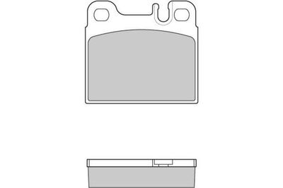 120758 E.T.F. Комплект тормозных колодок, дисковый тормоз