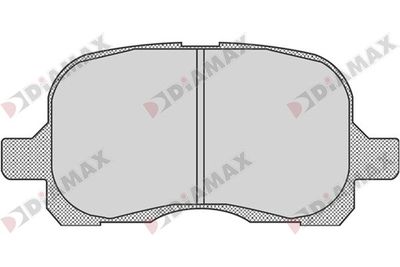 N09743 DIAMAX Комплект тормозных колодок, дисковый тормоз