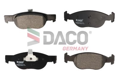322363 DACO Germany Комплект тормозных колодок, дисковый тормоз