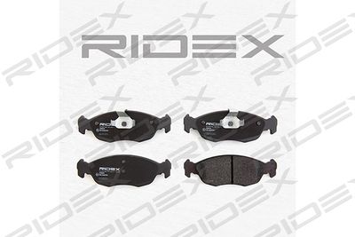 402B0214 RIDEX Комплект тормозных колодок, дисковый тормоз