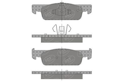 SP663PR SCT - MANNOL Комплект тормозных колодок, дисковый тормоз