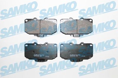 5SP1027 SAMKO Комплект тормозных колодок, дисковый тормоз