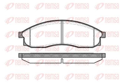 046900 REMSA Комплект тормозных колодок, дисковый тормоз