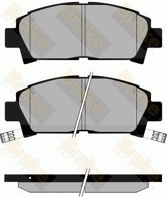 PA853 Brake ENGINEERING Комплект тормозных колодок, дисковый тормоз