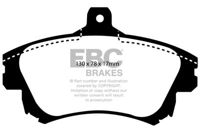 DP41139R EBC Brakes Комплект тормозных колодок, дисковый тормоз