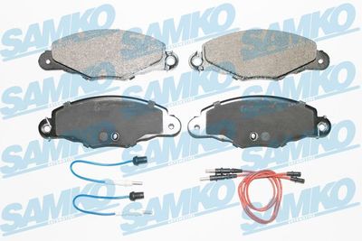 5SP1140 SAMKO Комплект тормозных колодок, дисковый тормоз