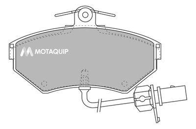 LVXL1016 MOTAQUIP Комплект тормозных колодок, дисковый тормоз