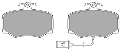 FBP0737 FREMAX Комплект тормозных колодок, дисковый тормоз