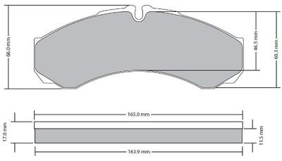 FBP1700 FREMAX Комплект тормозных колодок, дисковый тормоз