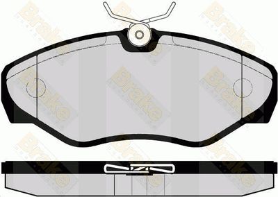 PA1490 Brake ENGINEERING Комплект тормозных колодок, дисковый тормоз