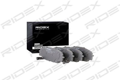 402B0513 RIDEX Комплект тормозных колодок, дисковый тормоз