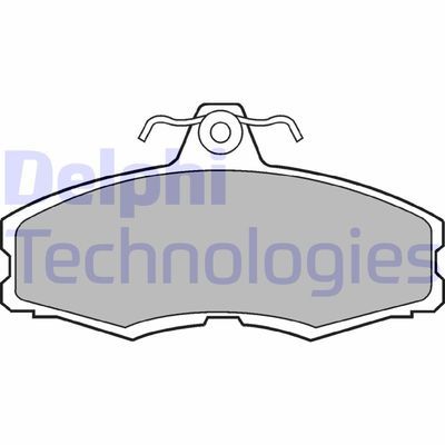 LP250 DELPHI Комплект тормозных колодок, дисковый тормоз