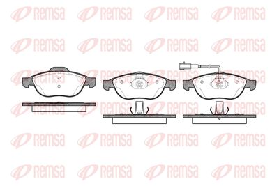066011 REMSA Комплект тормозных колодок, дисковый тормоз