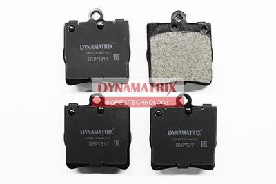 DBP1311 DYNAMATRIX Комплект тормозных колодок, дисковый тормоз