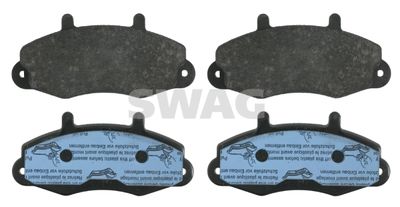 50916037 SWAG Комплект тормозных колодок, дисковый тормоз