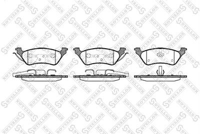 822000BSX STELLOX Комплект тормозных колодок, дисковый тормоз