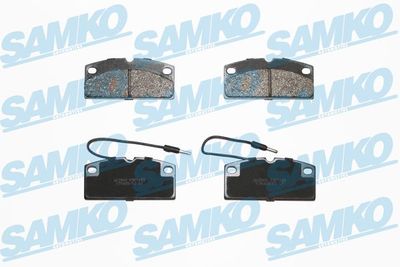 5SP1649 SAMKO Комплект тормозных колодок, дисковый тормоз