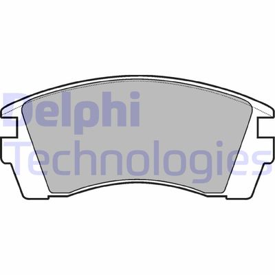 LP952 DELPHI Комплект тормозных колодок, дисковый тормоз