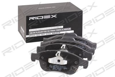 402B1346 RIDEX Комплект тормозных колодок, дисковый тормоз