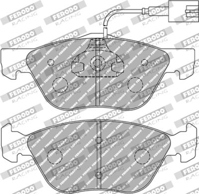 FDS1052 FERODO RACING Комплект тормозных колодок, дисковый тормоз