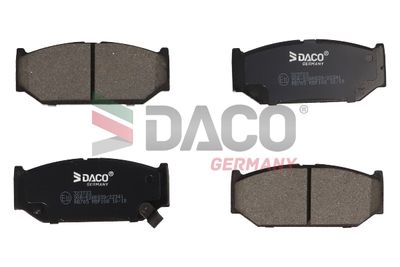 323723 DACO Germany Комплект тормозных колодок, дисковый тормоз