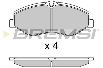 BP3733 BREMSI Комплект тормозных колодок, дисковый тормоз