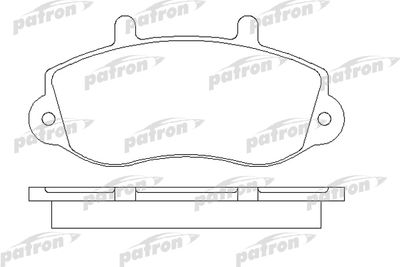 PBP1292 PATRON Комплект тормозных колодок, дисковый тормоз