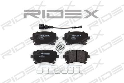 402B0155 RIDEX Комплект тормозных колодок, дисковый тормоз