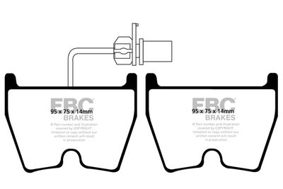 DP41513R EBC Brakes Комплект тормозных колодок, дисковый тормоз