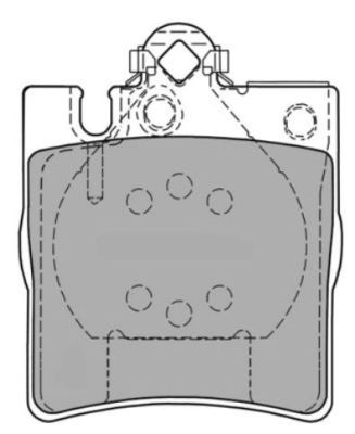 FBP1142 FREMAX Комплект тормозных колодок, дисковый тормоз