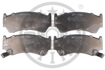10076 OPTIMAL Комплект тормозных колодок, дисковый тормоз