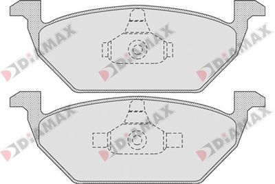 N09557 DIAMAX Комплект тормозных колодок, дисковый тормоз