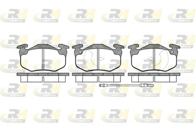 214402 ROADHOUSE Комплект тормозных колодок, дисковый тормоз