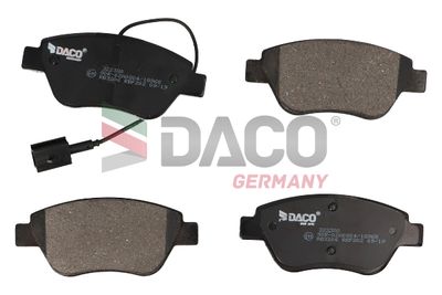 322380 DACO Germany Комплект тормозных колодок, дисковый тормоз
