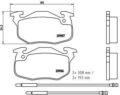 FK20226 KAISHIN Комплект тормозных колодок, дисковый тормоз