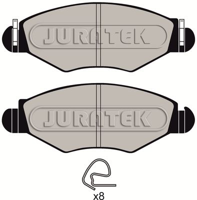 JCP1378 JURATEK Комплект тормозных колодок, дисковый тормоз
