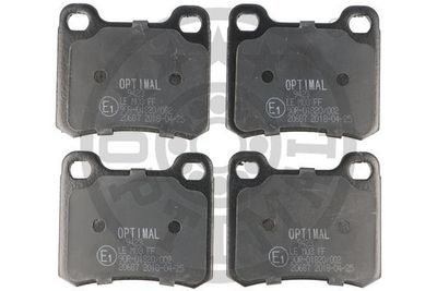 BP09423 OPTIMAL Комплект тормозных колодок, дисковый тормоз