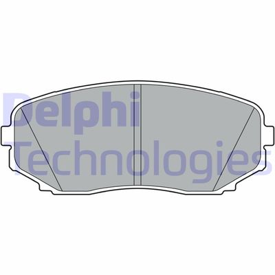 LP3399 DELPHI Комплект тормозных колодок, дисковый тормоз
