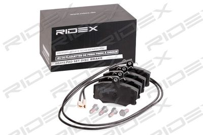 402B1278 RIDEX Комплект тормозных колодок, дисковый тормоз