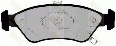 PA1351 Brake ENGINEERING Комплект тормозных колодок, дисковый тормоз