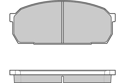 120756 E.T.F. Комплект тормозных колодок, дисковый тормоз