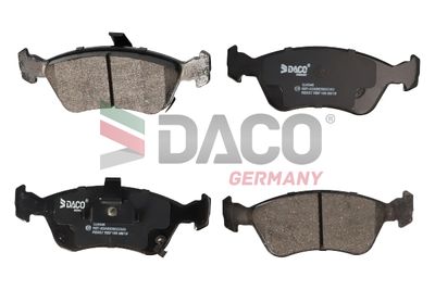 324546 DACO Germany Комплект тормозных колодок, дисковый тормоз