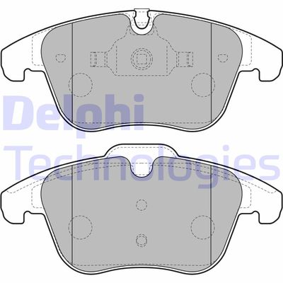LP2165 DELPHI Комплект тормозных колодок, дисковый тормоз