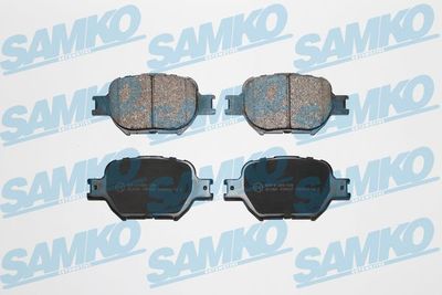 5SP837 SAMKO Комплект тормозных колодок, дисковый тормоз