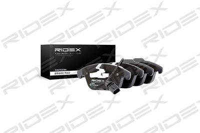 402B0215 RIDEX Комплект тормозных колодок, дисковый тормоз