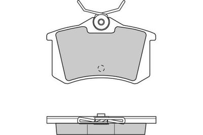 120701 E.T.F. Комплект тормозных колодок, дисковый тормоз
