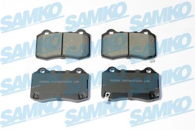 5SP2255 SAMKO Комплект тормозных колодок, дисковый тормоз