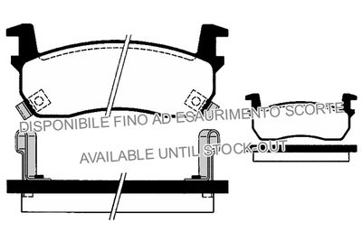 RA05180 RAICAM Комплект тормозных колодок, дисковый тормоз